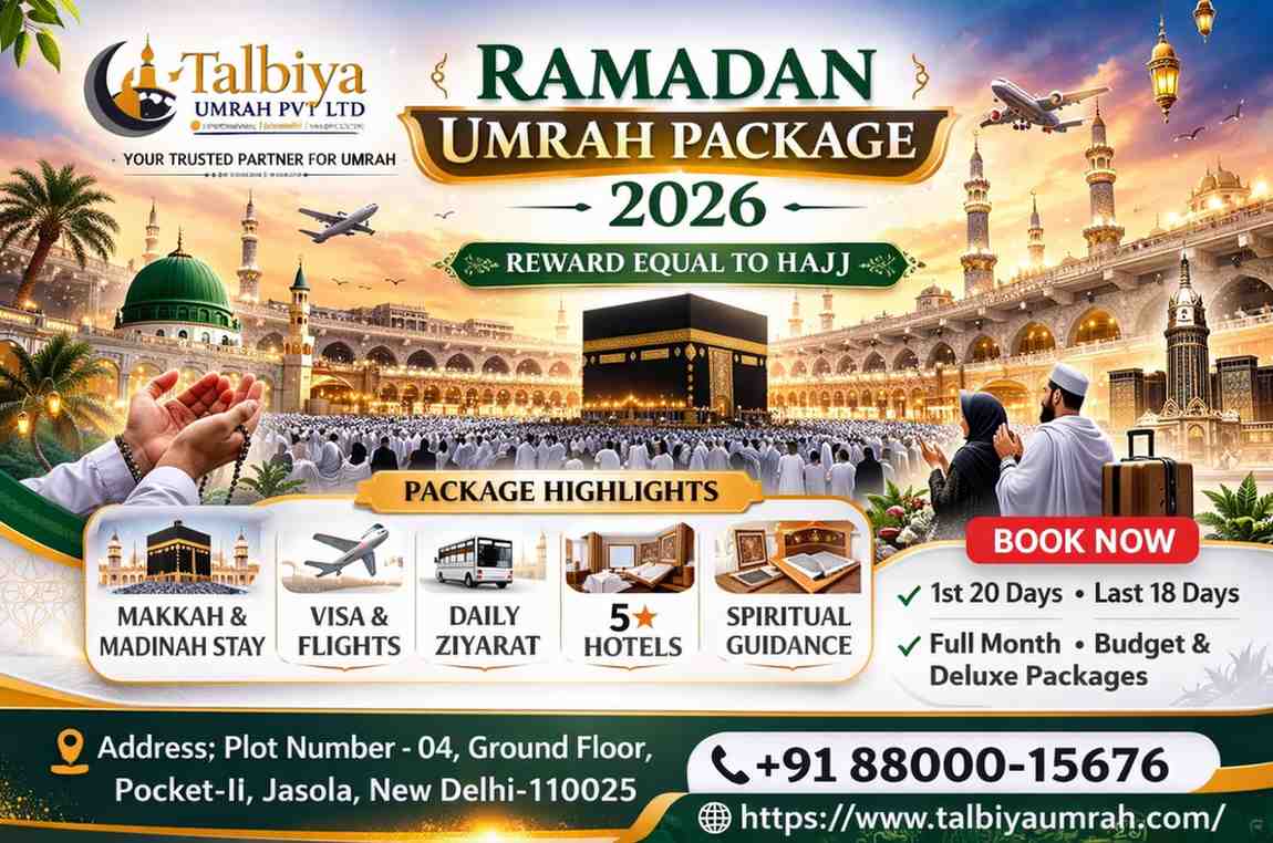 Best Ramadan Umrah Package 2026 from India